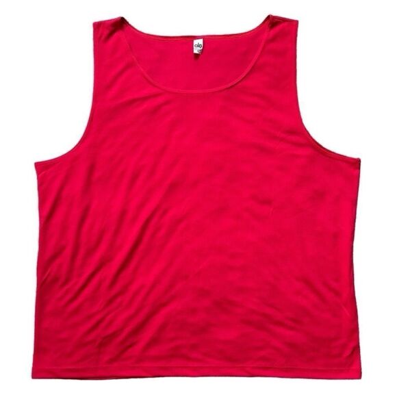 ALO Yoga Other - alo Red Active Athletic Workout Gym Tank Top Size 3XL